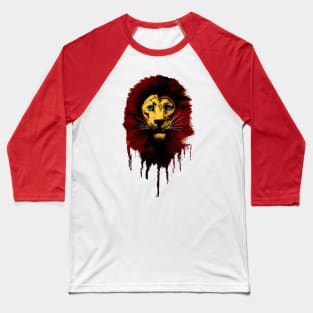 Rebel Lion (Yellow) Baseball T-Shirt